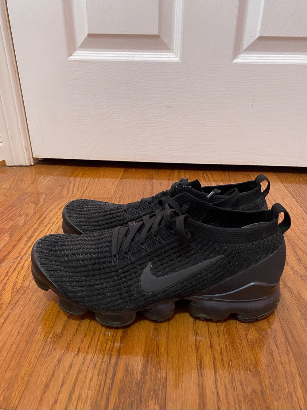 Nike Men's Black Knit VaporMax-Style Sneakers Size US 8